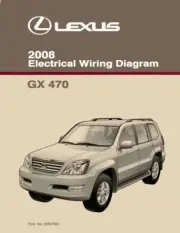 2008 Lexus GX 470 Wiring Diagrams Schematics Layout Factory OEM