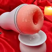 Automatic Male Masturbator Cup – Luna Drive by Luna Luxe | 8 Powerful Vibration Modes, Rhythmic Suction, Waterproof Rechargeable Hands-Free Sex Toy for Men