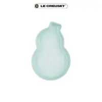 在飛比找momo購物網優惠-【Le Creuset】瓷器雪人造型點心盤(冰川綠)