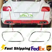 For Bentley Continental GT GTC 2012-2017 taillight Trim Ring Set Chrome (for: Bentley)