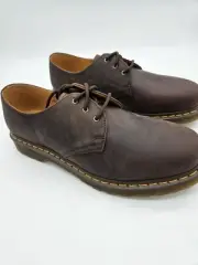 NEW Dr. Martens Unisex 1461 Crazy Horse 3-Eye Leather Oxford Shoe, Size 13