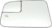 Fits MKX 11-11/EDGE 09-11 MIRROR GLASS LH, Heated, w/ Backing Plate, w/ BSG, w/o