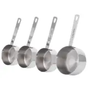 Baking Measuring Spoon 304 Stainless Steel Measuring Cup Scoop W/Scales HD