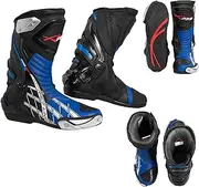 Motocross Boots CE Certified Motorbike Protective Sports Blue 39