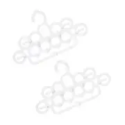 2 Pcs Hangers Multi Functional Pants Rack Tie Belt Scarf Child Toddler