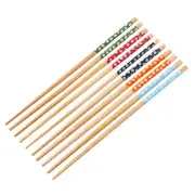 5 Pairs Korean Chopsticks Chopstick Set Chinese Chopsticks Pattern Chopsticks
