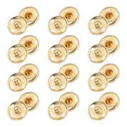 50 Sets Sewing Snap Buttons, Press Buttons Snap Fasteners 12.5mm, Gold