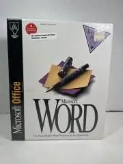 Microsoft Office Word Version 6.0 Retail Package NEW