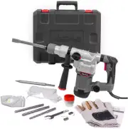 1200W Electric Rotary Hammer SDS plus Drill Swivel Adjustable Handle Drilling wi