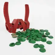 Double Lever Capper with Green Crown Oxygen Barrier Beer Bottle Caps