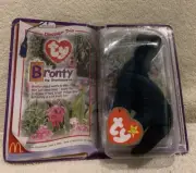 1995 TY McDonalds Teenie Beanie Baby BRONTY THE BRONTOSAURUS - NIB