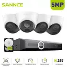 SANNCE 5MP 8CH NVR PoE Security Camera System Home Surveillance CCTV 1TB HDD