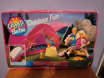 NIB Outdoor Fun From Camp Barbie Doll Set #67002 - 1993