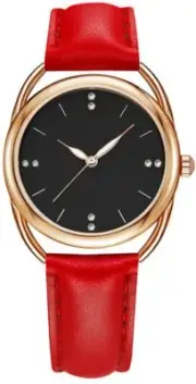 VENETIAN RED LADIES WATCH - SLIM, SOPHISTICATED, MINIMALISTIC & CLASSY STYLE