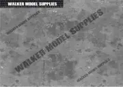 1:18 - 1:24 scale (3xA4) Garage wall - Peel and Apply stickers 116