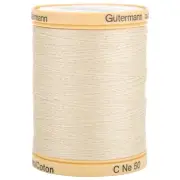 Gutermann Natural Cotton Thread Solids 876yd-Oak Tan 800C-928