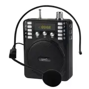 Bluetooth® Portable PA Speaker Voice Amplifier with Microphone, FM Radio,...
