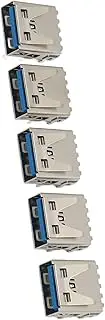 5 Pcs Game Console USB Charging Port, Metal Replacement Console USB Charging Socket Port, Portable USB Charging Port Replacement for PS5 Console