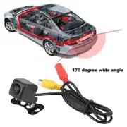 Car Reverse Camera, DC 12V 170 Degree Wide Angle Fisheye Lens HD Night Vision Car Reverse Backup Rear View Camera IP68 Waterproof
