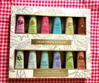 NIB ~ CRABTREE & EVELYN Hand Therapy 12 x 25 g / 0.9 oz each Cream Gift SET