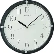 Seiko Kuota Wall Clock, Black Matte