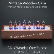 Wooden Case for Arduino Shield Nixie Clock Shield NCS314 [IN-14 Tubes]