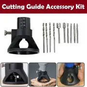 Dremel Rotary Tool Cutting Guide HSS Drill Bit Set Dremel Router Bits Attachment