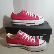 Converse CTAS Lift Ox Comfort Sneakers Platform Women's Size 7.5 PINK