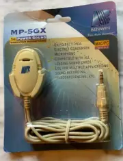 BENWIN MP-5GX Power Sound Computer Microphone MAC/PC Desktop Laptop