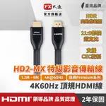大通 HDMI線 HDMI TO HDMI2.0協會認證 4K 60HZ公對公高畫質影音傳輸線1.2M~5M 組合賣場