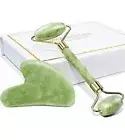 BAIMEI Jade Roller & Gua Sha Set Face Roller and Gua Sha Facial Tool (102)