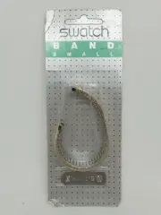 VINTAGE Swatch 15mm Two Tone S/Steel Flex Band ABLK133 w/Pins + Tool NEW+SEALED