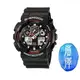 CASIO卡西歐•G-SHOCK 超人氣大錶徑機械感運動錶GA-100-1A4(黑x紅) → 免運費 有現貨←