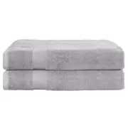 2 Pack Bath Sheets Set Cotton Extra Large Towel Grey