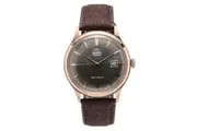 Orient Bambino Version 4 Leather Strap Bronze Dial Automatic RA-AC0P04Y10B Men's Watch