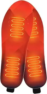 [Generic] Electric Heated Insoles - 3300mah Cuttable Thermal Insoles, Electric Heated Boot Insoles | USB Rechargeable Electric Foot Warmer Insoles, Winter Heating Insole for Hunting Ski Hiking Cycling