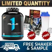RULE1 R1 PROTEIN WHEY 100% BLEND 5LB || ON WPI WPC LEAN BCAAS 5LBS !