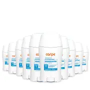 Carpe Antiperspirant Underarm Stick 50ml - 10 Pack, Fragrance Free