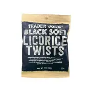 Trader Joe's Licorice Twists Soft Black, raspberry mango, green apple and straw
