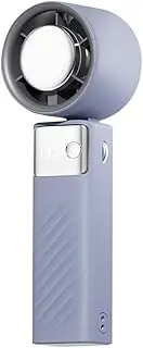 Generic Portable Handheld Fan USB Rechargeable Folding Fan for Outdoor Travel (Blue)