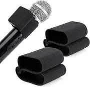 Flexible Elastic Band for Rode Wireless GO II - Microphone Drawstring Stretch Waistband, Rode Wireless GO 2 Stretch Band Spring Band Elastic Microphone Case for Vlog and Live Stream (Pack of 2)