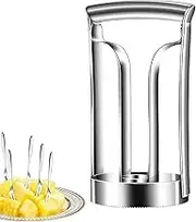 Pineapple Slicer - Stainless Steel Fruit Peeler,Precise Stainless Steel 2-in-1 Corer Tool for Mango, Pepper, Pineapple, Watermelon Cutting