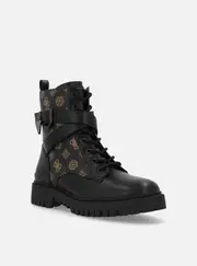 GUESS Women's Black Logo Olsy Boots Size: 6