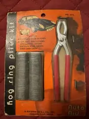 Vintage Hog Ring Plier Kit