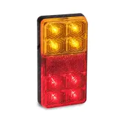 LED Autolamps Stop Tail Indicator Reflector Trailer Light 12V 150x80x22mm Bulk