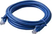 8WARE Cat6a Snagless UTP Ethernet Cable, 3 Meter, Blue