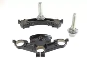 HARLEY FLT 49mm Triple Tree Set Black fits 2014-UP FLT,