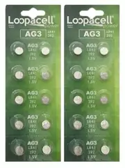 20 Pk AG3 LR41 392 392A SR736 LR736 Alkaline Button Cell Battery