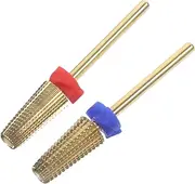 2pcs Carbide Nail Drill Bits for Manicure Premium Cuticle Remover Nail Reshaping Tools for Home Salon Use