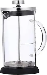 LABRIMP 9-600ml Coffee Teapot Scale Stainless Steel Heat-Resistant Plunger Coffee Press